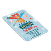 ルーキー・オブ・ザ・イヤー・ベースボール第1回の誕生日 マグネット (右側)