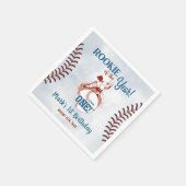 ルーキー・オブ・ザ・イヤー・ベースボール第1期パーティー スタンダードカクテルナプキン (角)