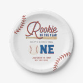 ルーキー・オブ・ザ・イヤー・ベースボール第1期パーティー ペーパープレート (正面)