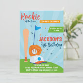 ルーキー・オブ・ザ・イヤー・ベースボール第1期パーティー 招待状 (スタンド正面)