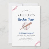 ルーキー・オブ・ザ・イヤー・ベースボール第1期パーティー 招待状 (正面)