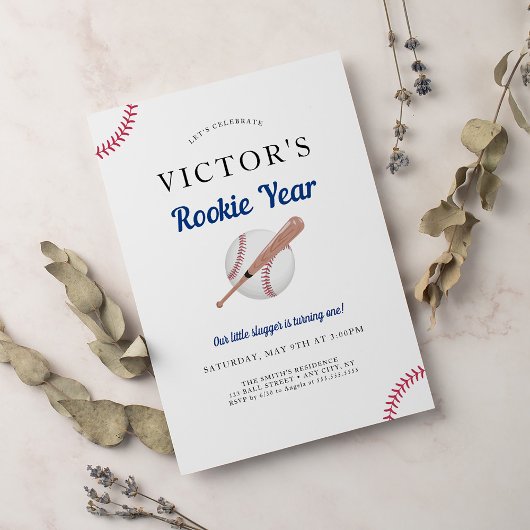 ルーキー・オブ・ザ・イヤー・ベースボール第1期パーティー 招待状