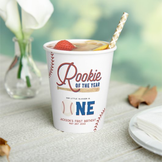 ルーキー・オブ・ザ・イヤー・ベースボール第1期パーティー 紙コップ (インサイチュ)