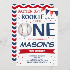 ルーキー・オブ・ザ・イヤー・ベースボール第1期招待状 招待状