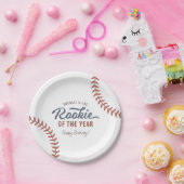 ルーキー・オブ・ザ・イヤー・ベースボール・バースデーパーティー ペーパープレート (パーティー)