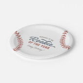 ルーキー・オブ・ザ・イヤー・ベースボール・バースデーパーティー ペーパープレート (アングル)