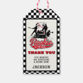 ルーキー・オブ・ザ・イヤー 野球 カスタム バースデー パーティー ギフトタグ (正面)