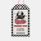 ルーキー・オブ・ザ・イヤー 野球 カスタム バースデー パーティー ギフトタグ (裏面)