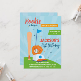 ルーキー・オブ・ザ・イヤー 野球 1歳 誕生日パーティー