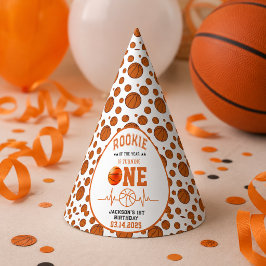 ルーキー・オブ・ザ・イヤー 1歳の誕生日バスケットボール パーティーハット