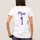 ルーキー・オブ・ザ・イヤー 1歳の誕生日 野球 ママ 祖母 Tシャツ (裏面)