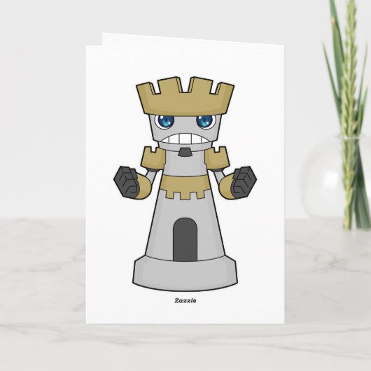 ルークのチェス駒 カード (裏面)