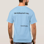 ルークの衣類の解剖学 Tシャツ (裏面)