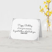 ルークの詩の6月27日の聖書のバースデー・カード カード (黄色い花)