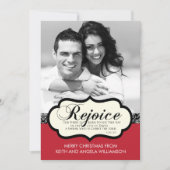 ルークの2:11の宗教クリスマスカードを喜ばせて下さい シーズンカード (正面)