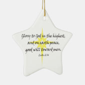 ルークの2:14 セラミックオーナメント (右)