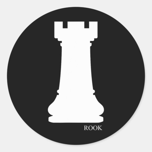 ルークチェスピースグループ衣装チェスクラブチェスボー ラウンドシール (正面)