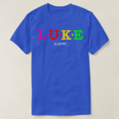 ルーク光 Tシャツ (デザイン正面)
