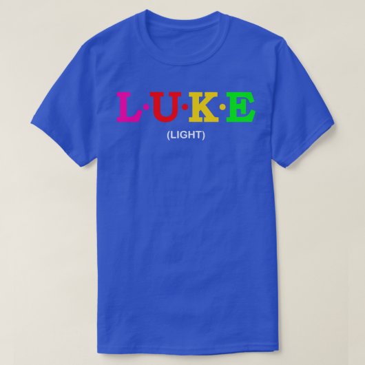 ルーク光 Tシャツ (デザイン正面)