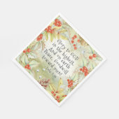 ルーク2の最も高いのの神への14栄光、クリスマス スタンダードランチョンナプキン (角)