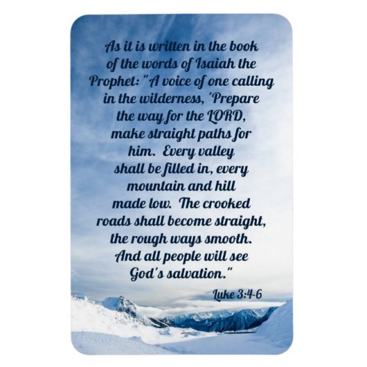 ルーク3:4-6 マグネット (縦)