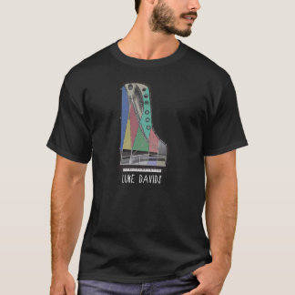 ルークDavidsの文字とのピアノ芸術 Tシャツ