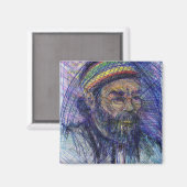 ルーサーハンプトンセルフポートレイト マグネット (正面/裏面)