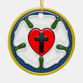 ルーサーバラエンボスルック セラミックオーナメント