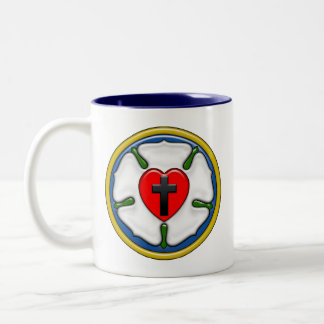 ルーサーバラエンボスルック ツートーンマグカップ