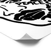 ルーサー・キング・ステッカー氏 ポスター (角)