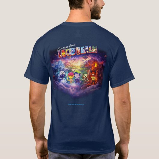 ルーシッドレルムからの挨拶 Tシャツ (裏面)