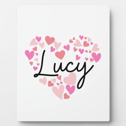 ルーシーが大好き フォトプラーク (正面)