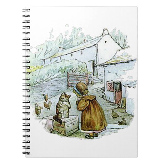 ルーシーという名前の女の子が動物を愛していた….. ノートブック (正面)