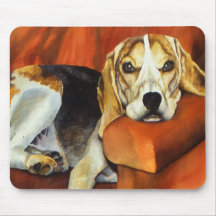 ルーシーのビーグル犬のマウスパッド