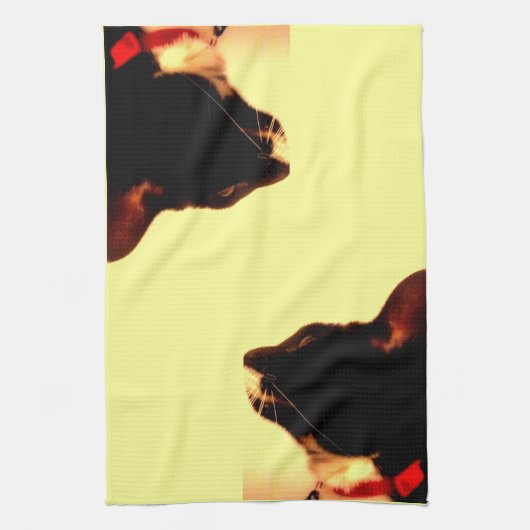 ルーシーのプロフィール キッチンタオル (縦)