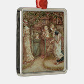 ルーシーのロケットは彼女のポケットを失った メタルオーナメント (右)