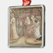 ルーシーのロケットは彼女のポケットを失った メタルオーナメント (左)