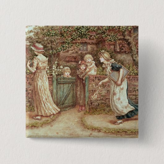 ルーシーのロケットは彼女のポケットを失った 缶バッジ (正面)