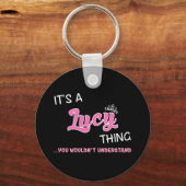 ルーシーの方が分からないことだよ キーホルダー (正面)