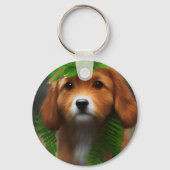 ルーシーラブラドールの子犬 キーホルダー (裏面)