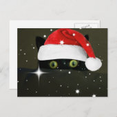 ルーシー水分が多いサンタの帽子 シーズンポストカード (正面/裏面)