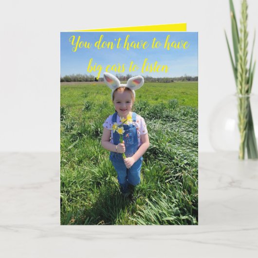 「ルーシー」グリーティングカード カード (正面)