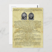 ルーシー・ストーン・ヘンリー・ブラックウェル結婚契約 ポストカード (正面/裏面)