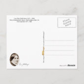 ルーシー・ヘイズ、アメリカ大統領夫人 ポストカード (裏面)