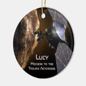 ルーシー・ミッション勉強・トロイ小惑星 セラミックオーナメント (左)