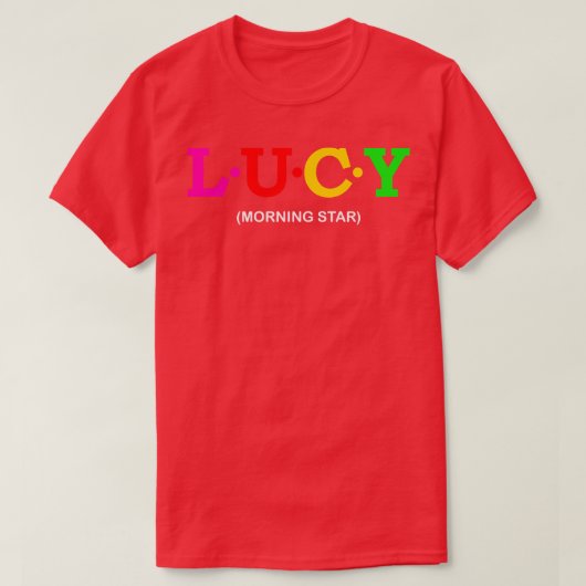 ルーシー・モーニング1 Tシャツ (デザイン正面)