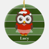 ルーシ恋しく思ー・フクロウ・クリスマス・スペシャル セラミックオーナメント (裏面)