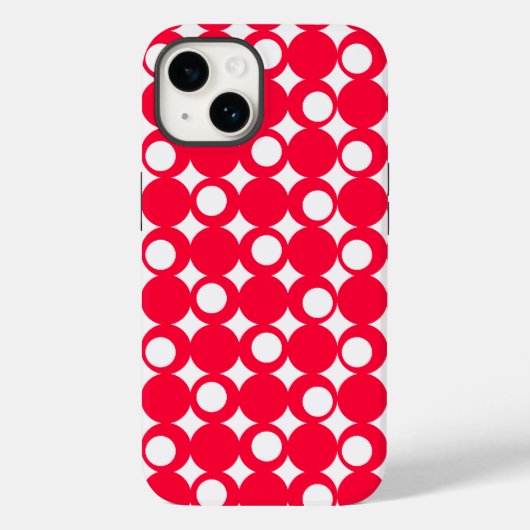 ルージェモダンボールデザイン@エムポロモファ Case-Mate iPhoneケース (裏面)
