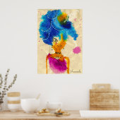 ルージュの少女のポスター ポスター (キッチン)