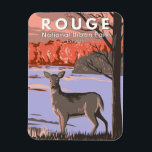 ルージュナショナルアーバンパークカナダトラベルヴィンテージ マグネット<br><div class="desc">ルージュ国立都市公園ベクトルアートデザイン。公園はトロントのまわりに地域のルージュ川とその支流の中心に素晴らしある。</div>